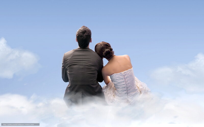 Couple on a cloud