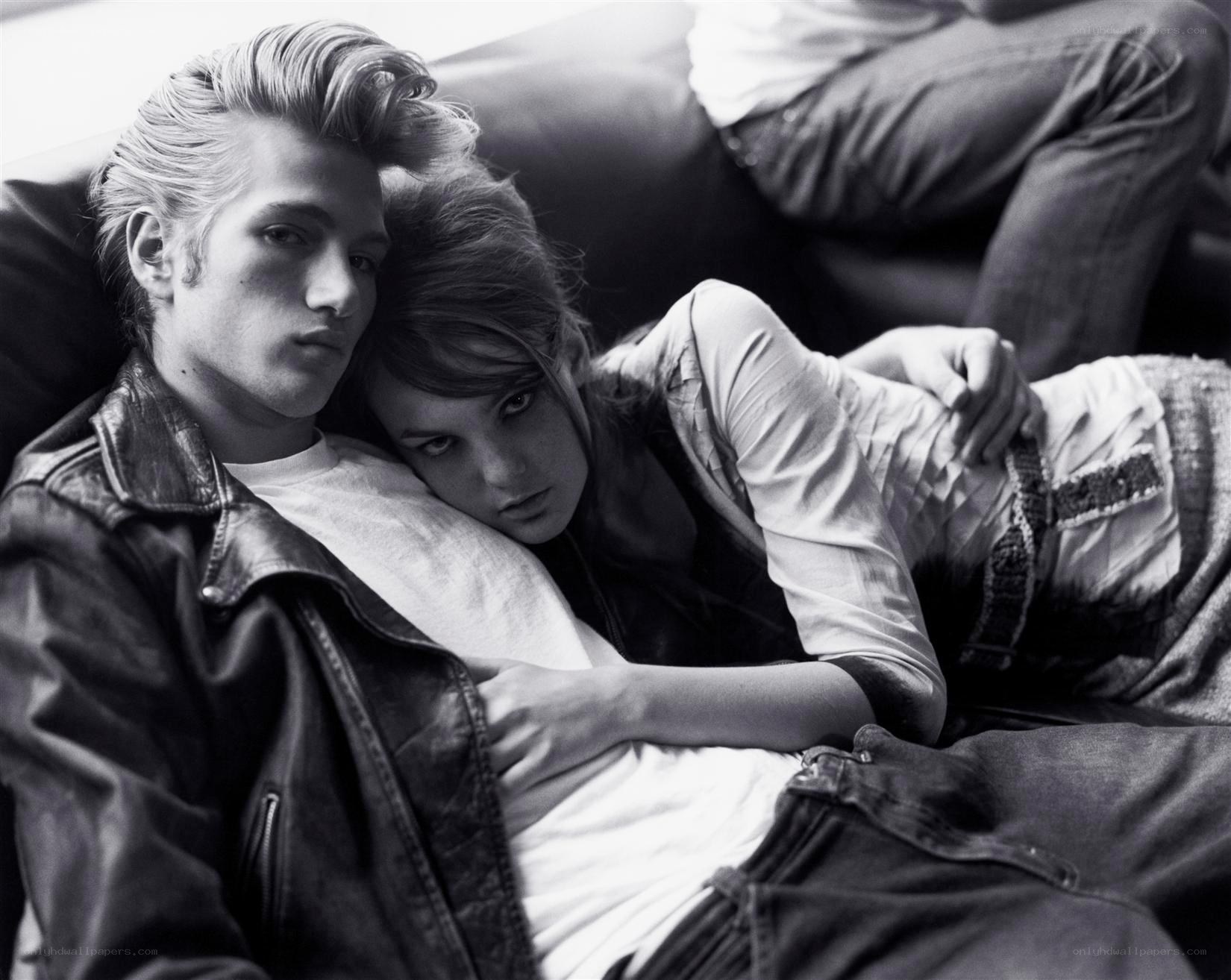 couple on a couch