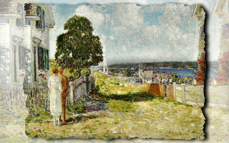 Couple on a Hillside