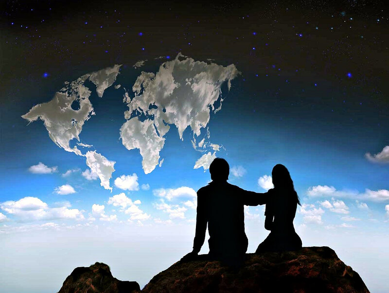 Couple on a Mountain
