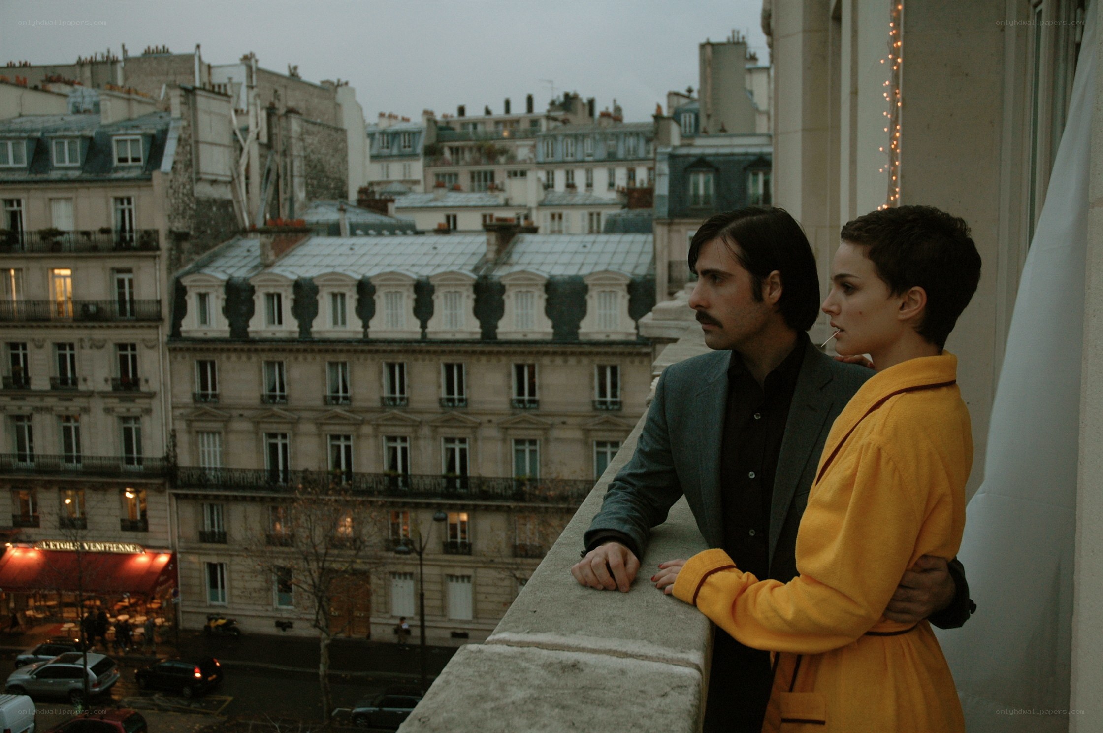 Couple on a Parisian balcony