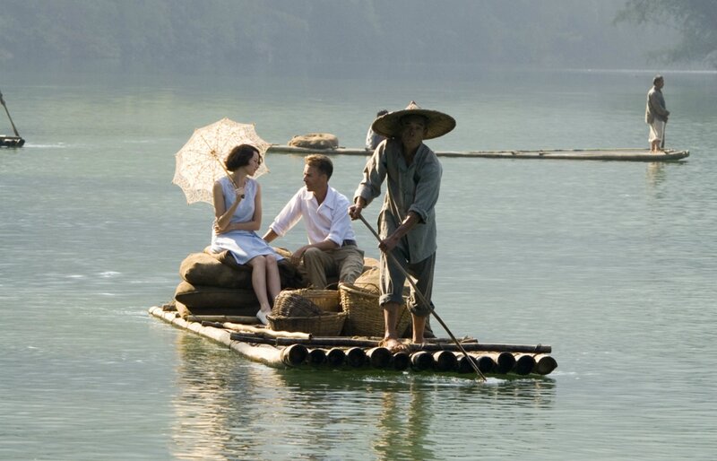 Couple on a Raft — Green