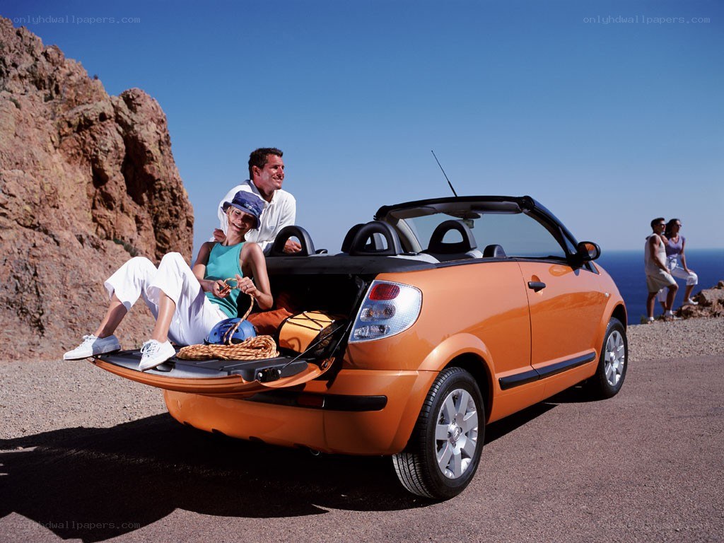Couple on a road trip
