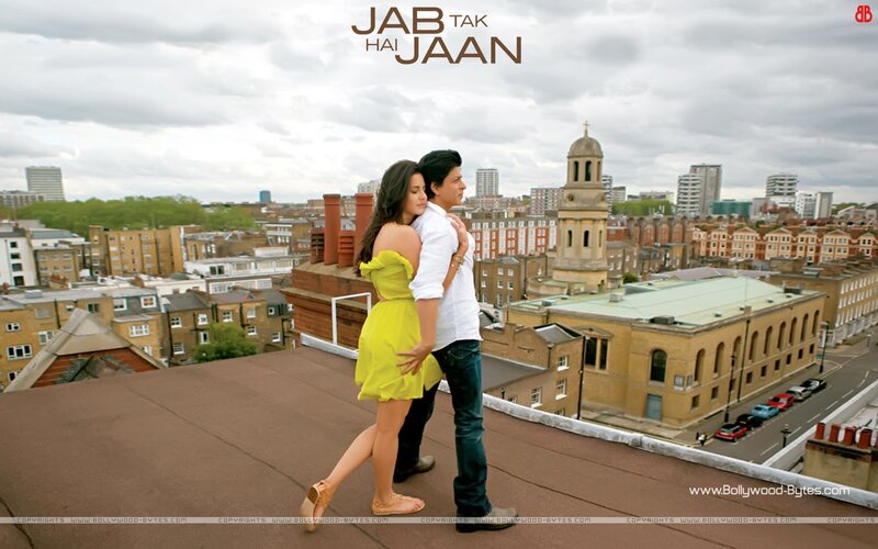 Couple on a rooftop in London
