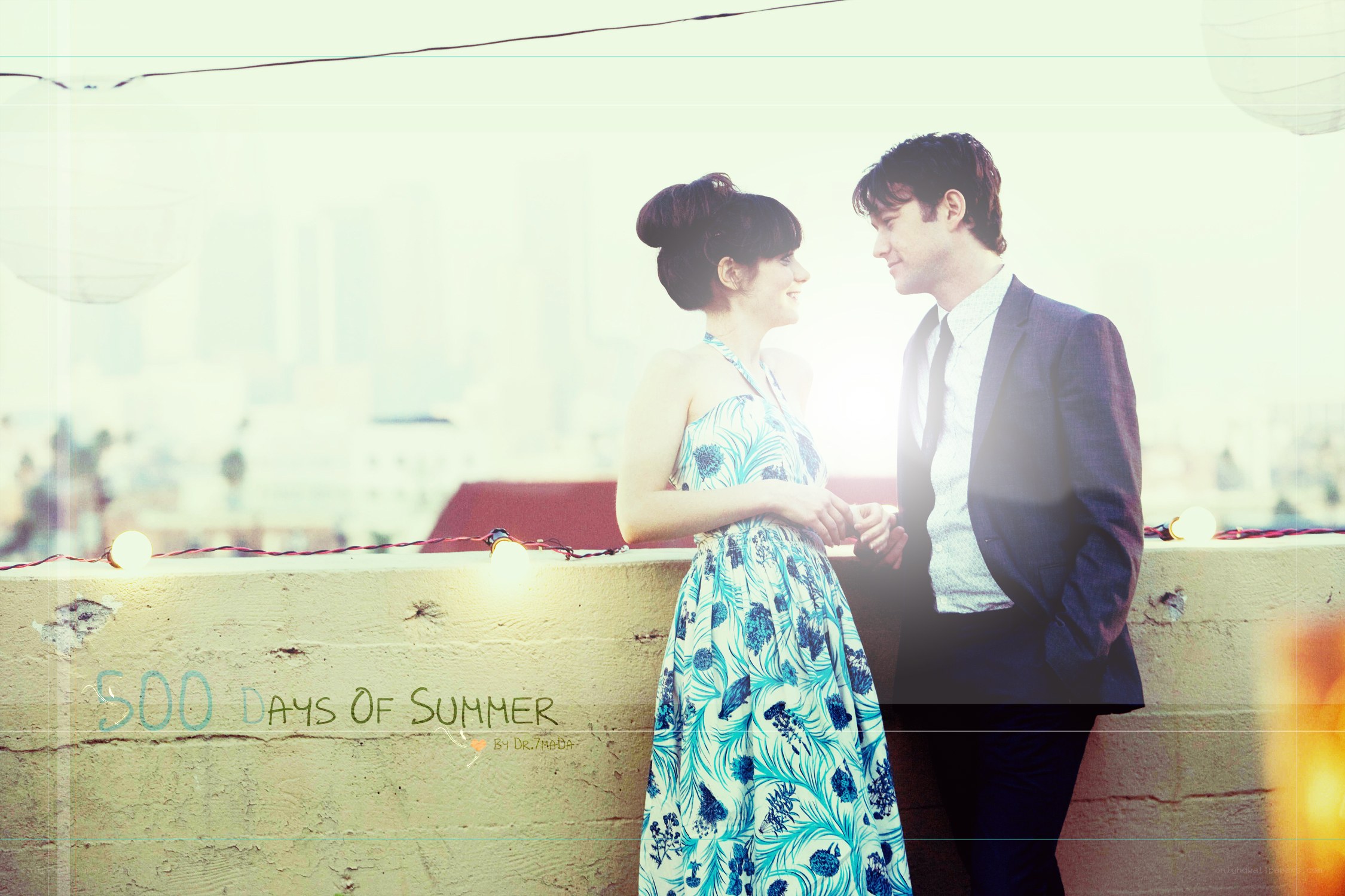 Couple on a rooftop
