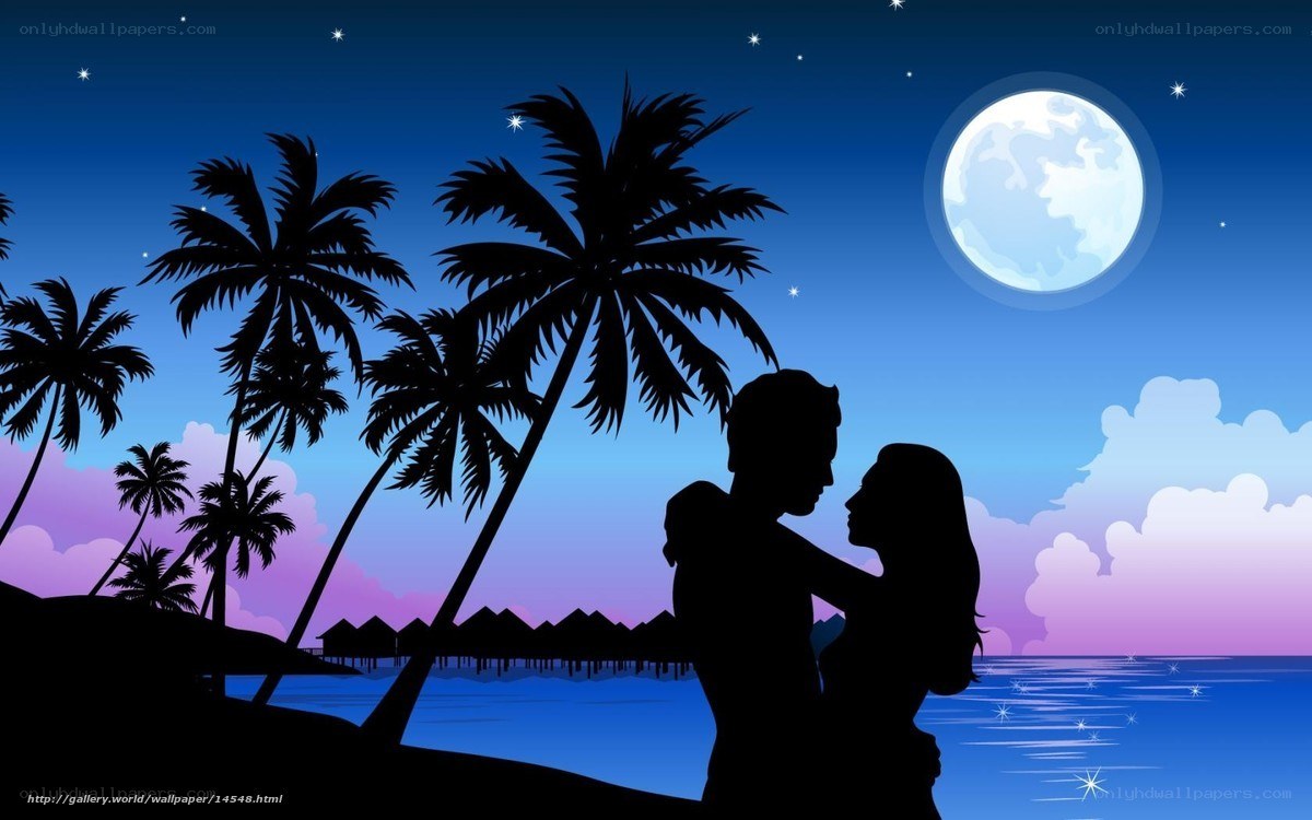 Couple on a tropical beach