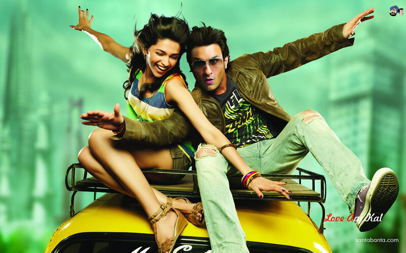 Couple on a yellow car