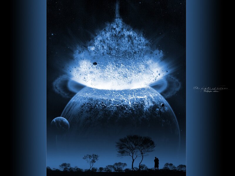 Couple on Alien Planet