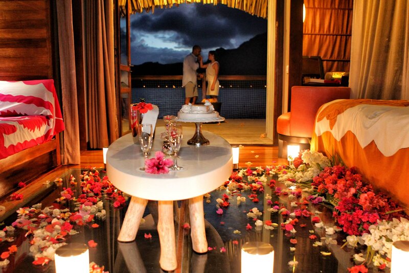 Couple on Balcony at Night