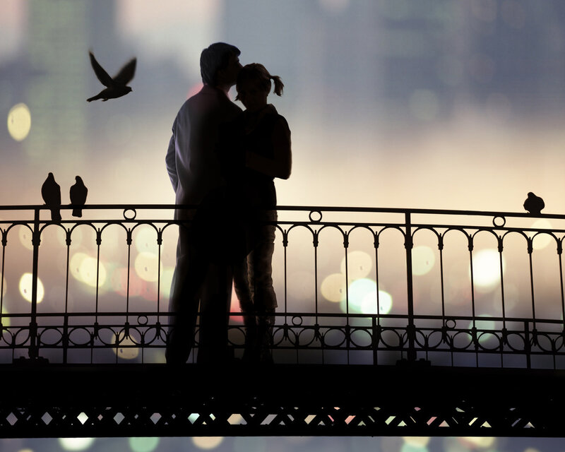 Couple on Balcony