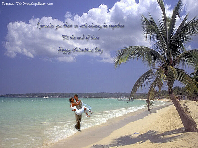 Couple on Beach — Blue, Romantic, Afternoon, Photograph