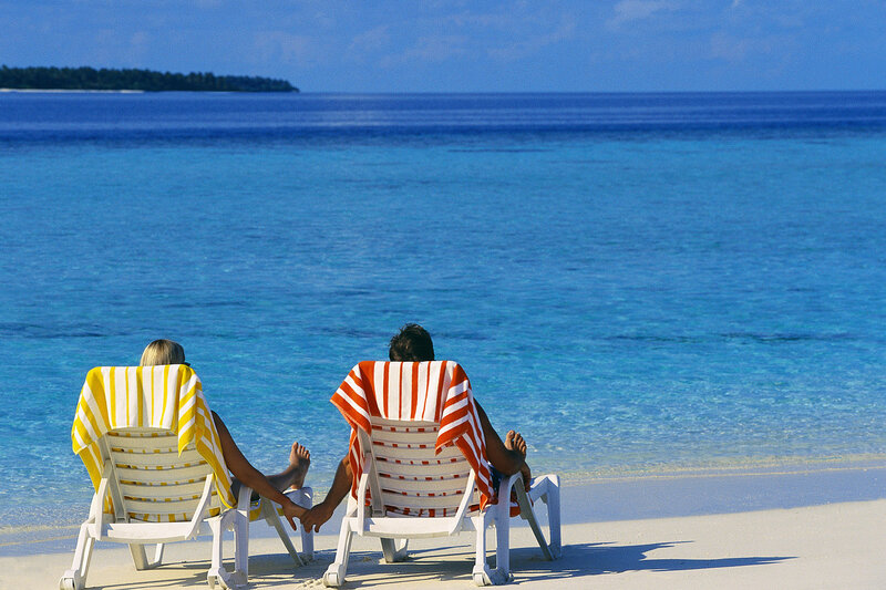 Couple on Beach Chairs