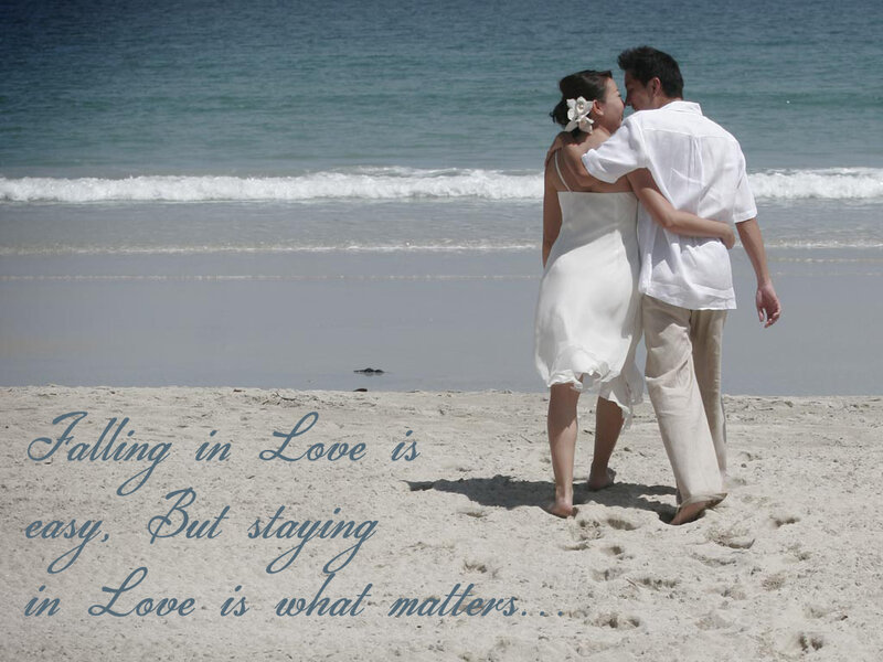 Couple on Beach — White, Serene, Afternoon