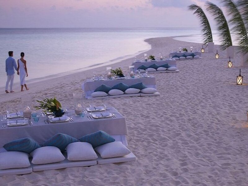 Couple on Beach — White