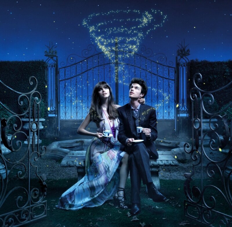 Couple on Bench at Night