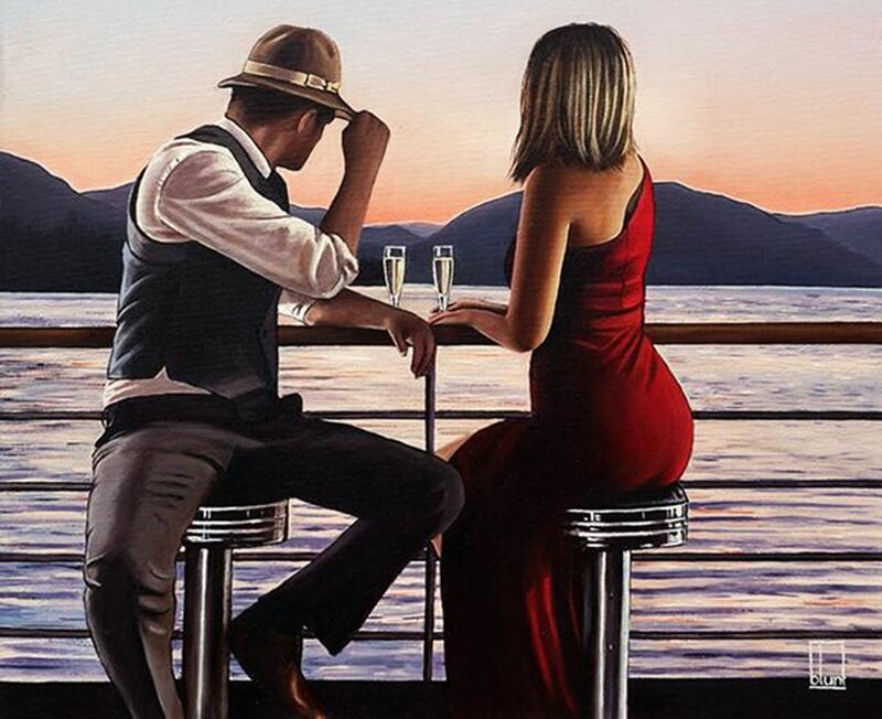 Couple on Boat Deck