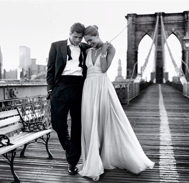 Couple on Bridge