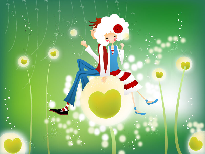 Couple on Dandelion