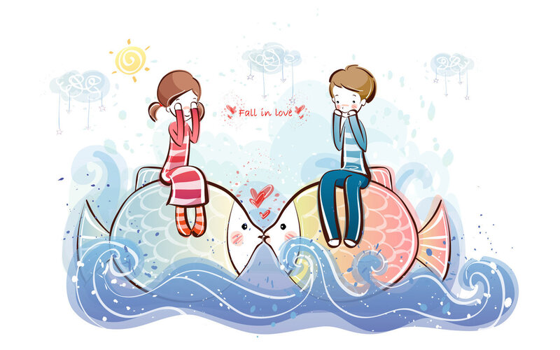 Couple on Fish