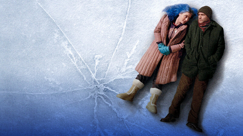 couple on frozen lake
