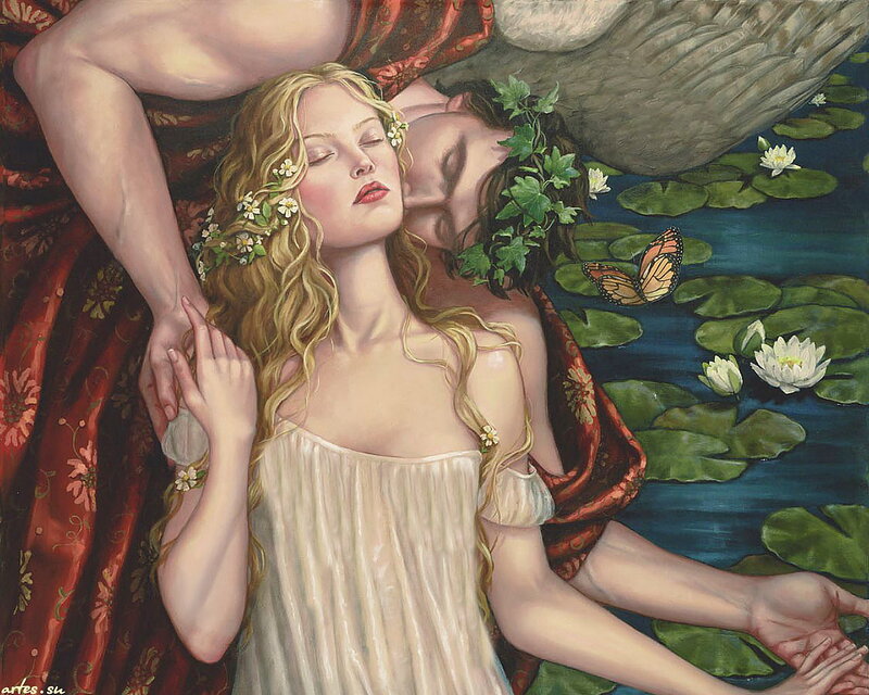 Couple on Lily Pads