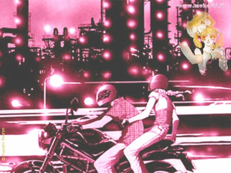 Couple on Motorcycle