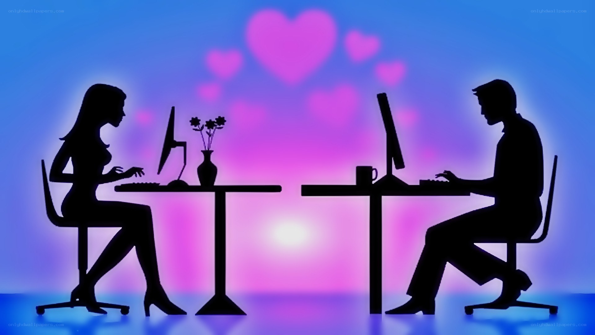 couple on online dating