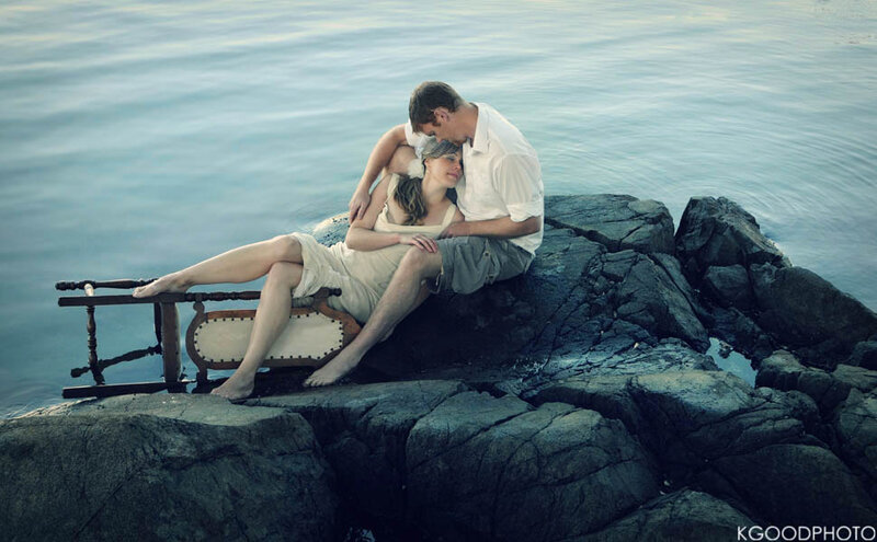 Couple on Rocks