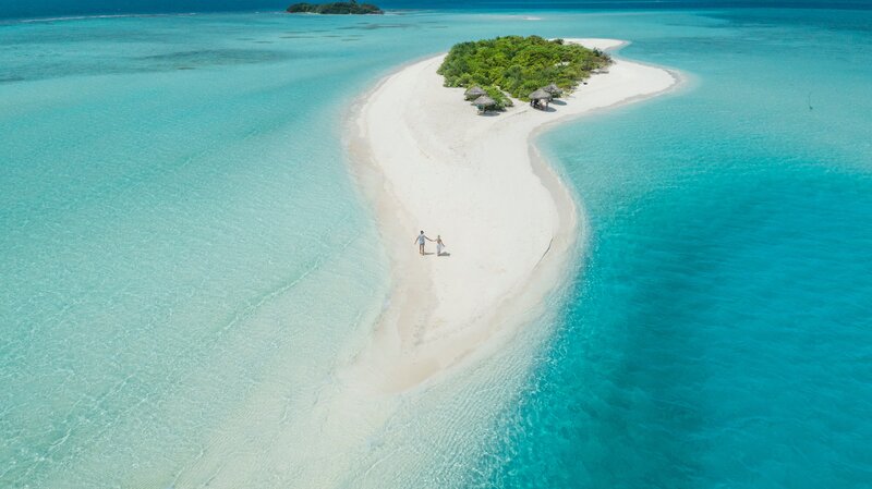Couple on Sandbar