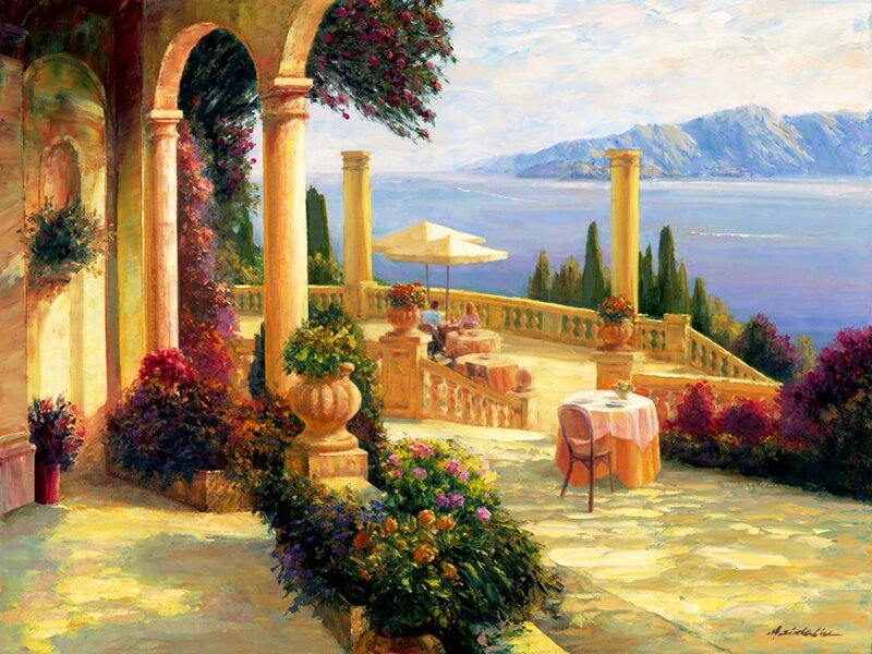 Couple on Terrace