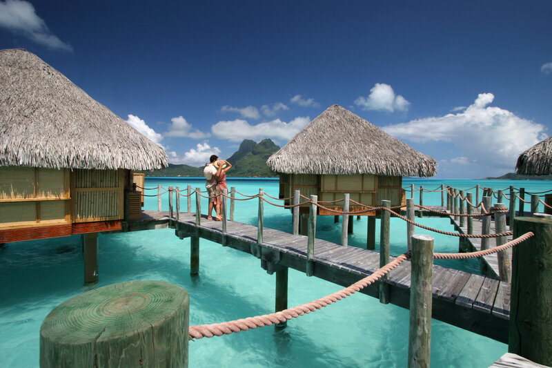 Couple on Wooden Pier