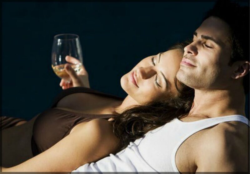 Couple Relaxing Together