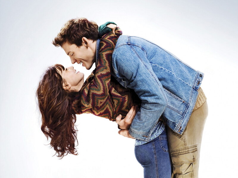 Couple sharing a joyful moment