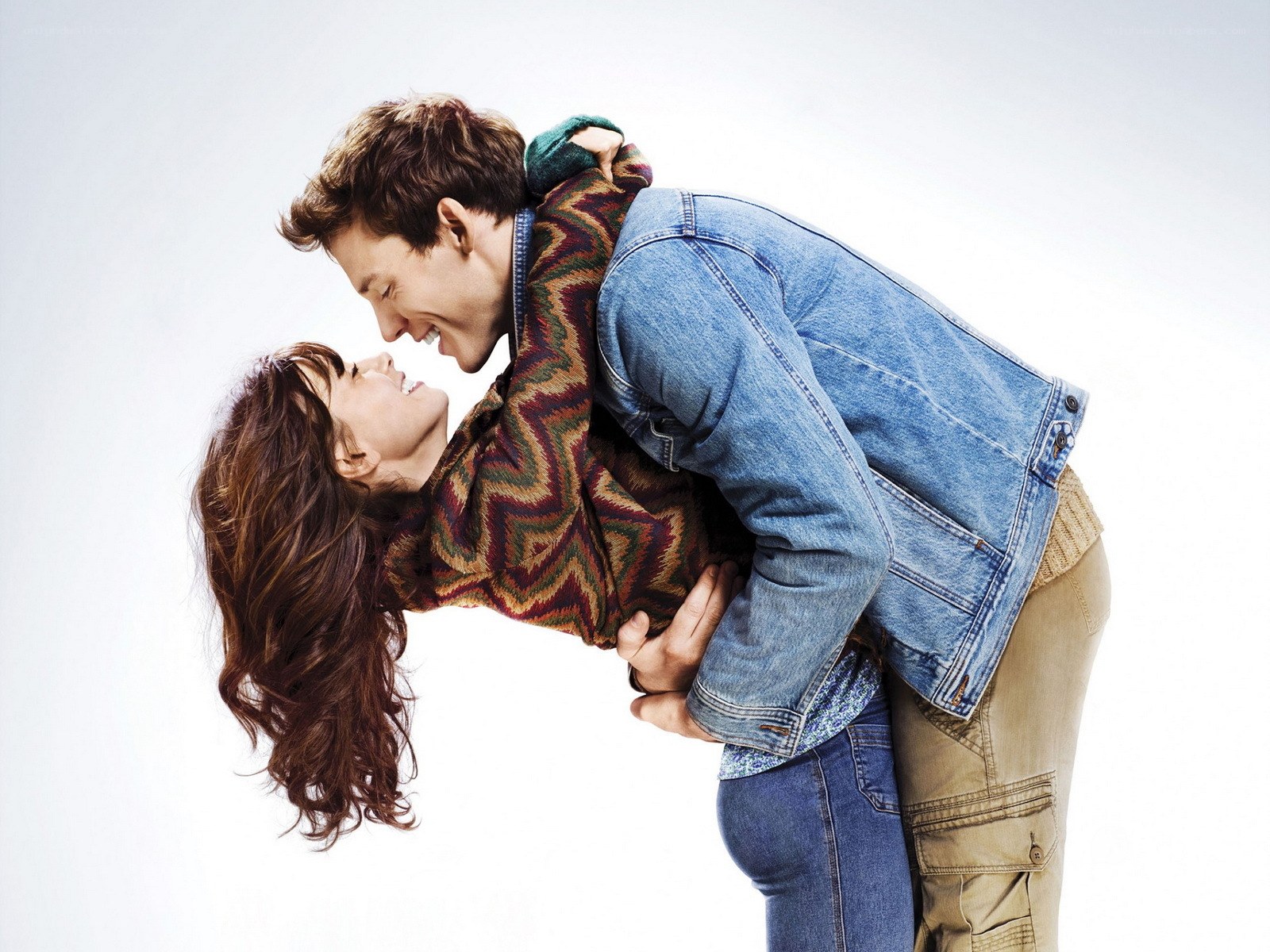Couple sharing a joyful moment