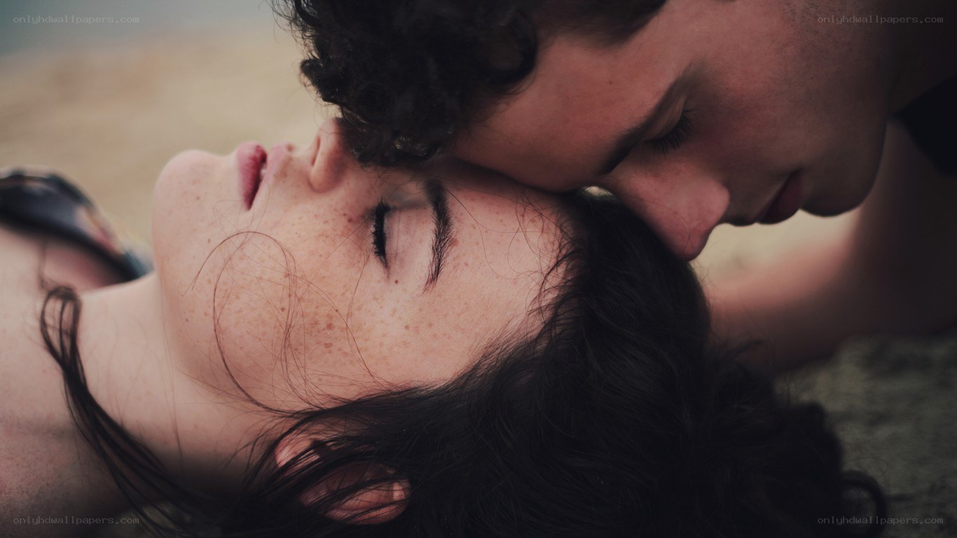 couple sharing a tender moment