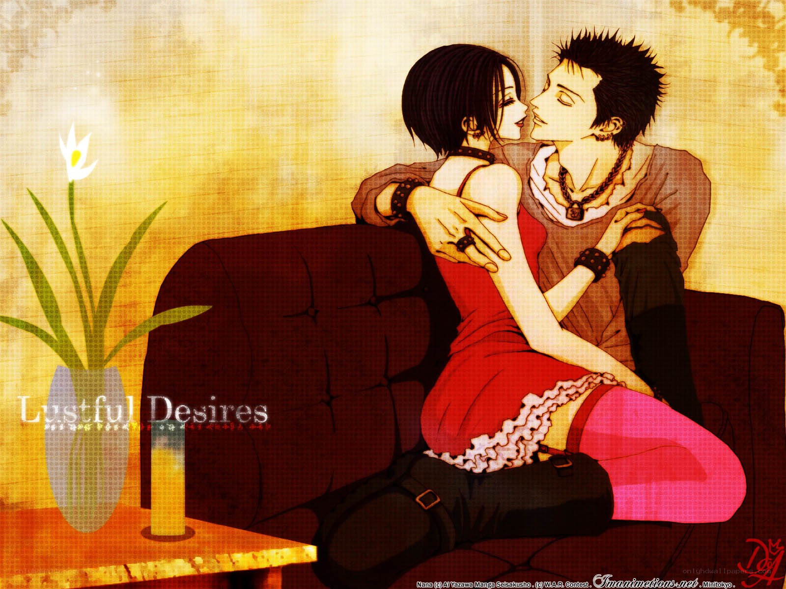 Couple sharing an intimate moment