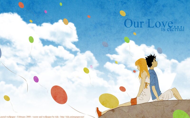 Couple Sitting on Hill