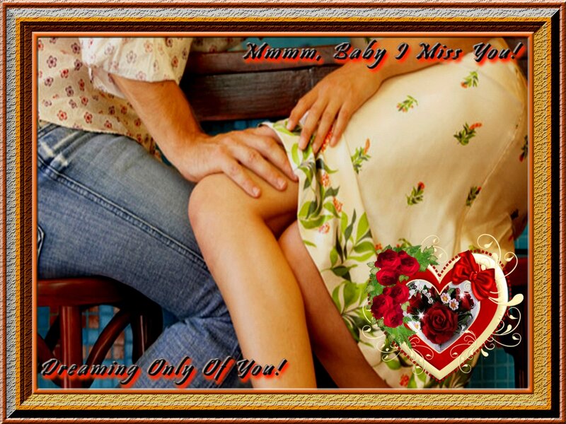 Couple Sitting Together — Red