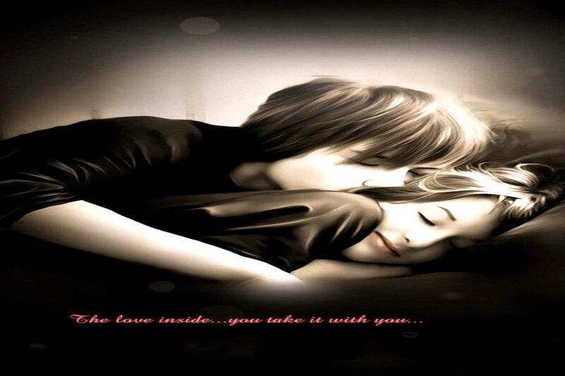 Couple Sleeping Together — Black, Serene, Night