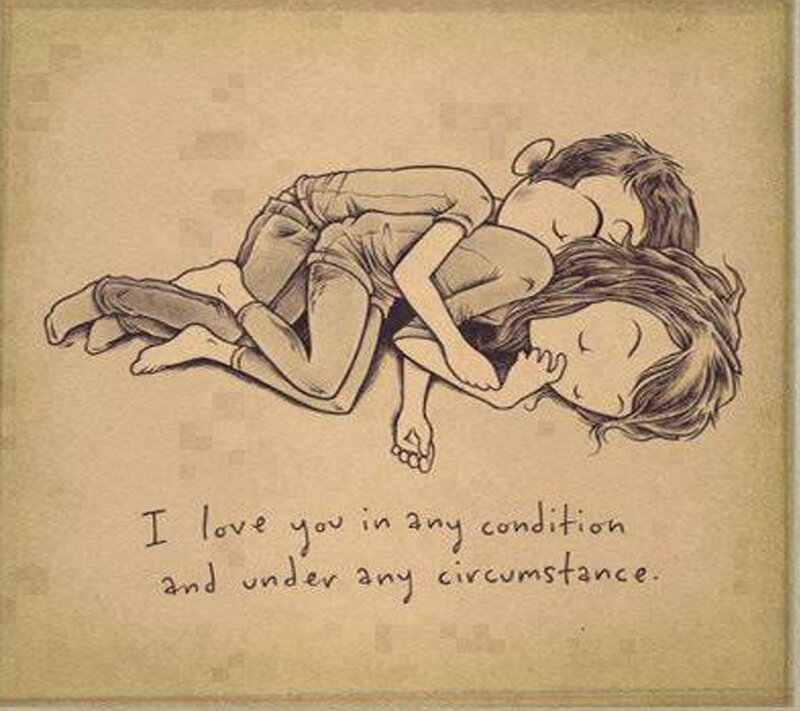 Couple Sleeping Together — Brown, Peaceful