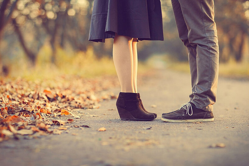 Couple Standing on Path