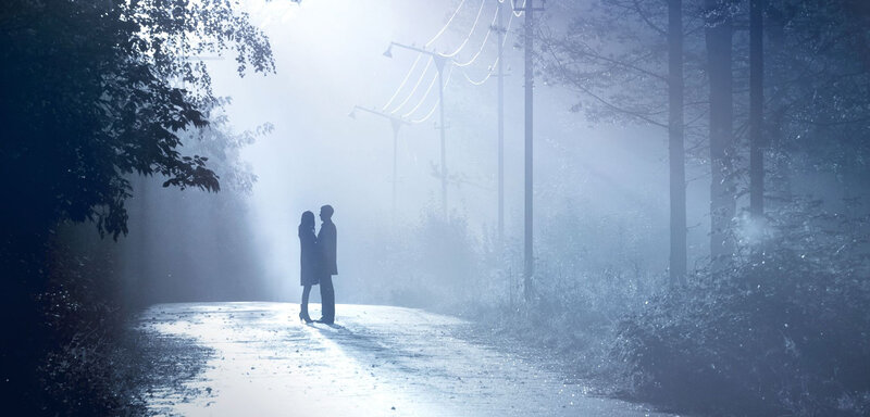 Couple Standing on Road