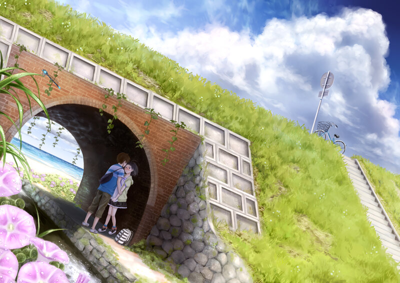 Couple under a Bridge