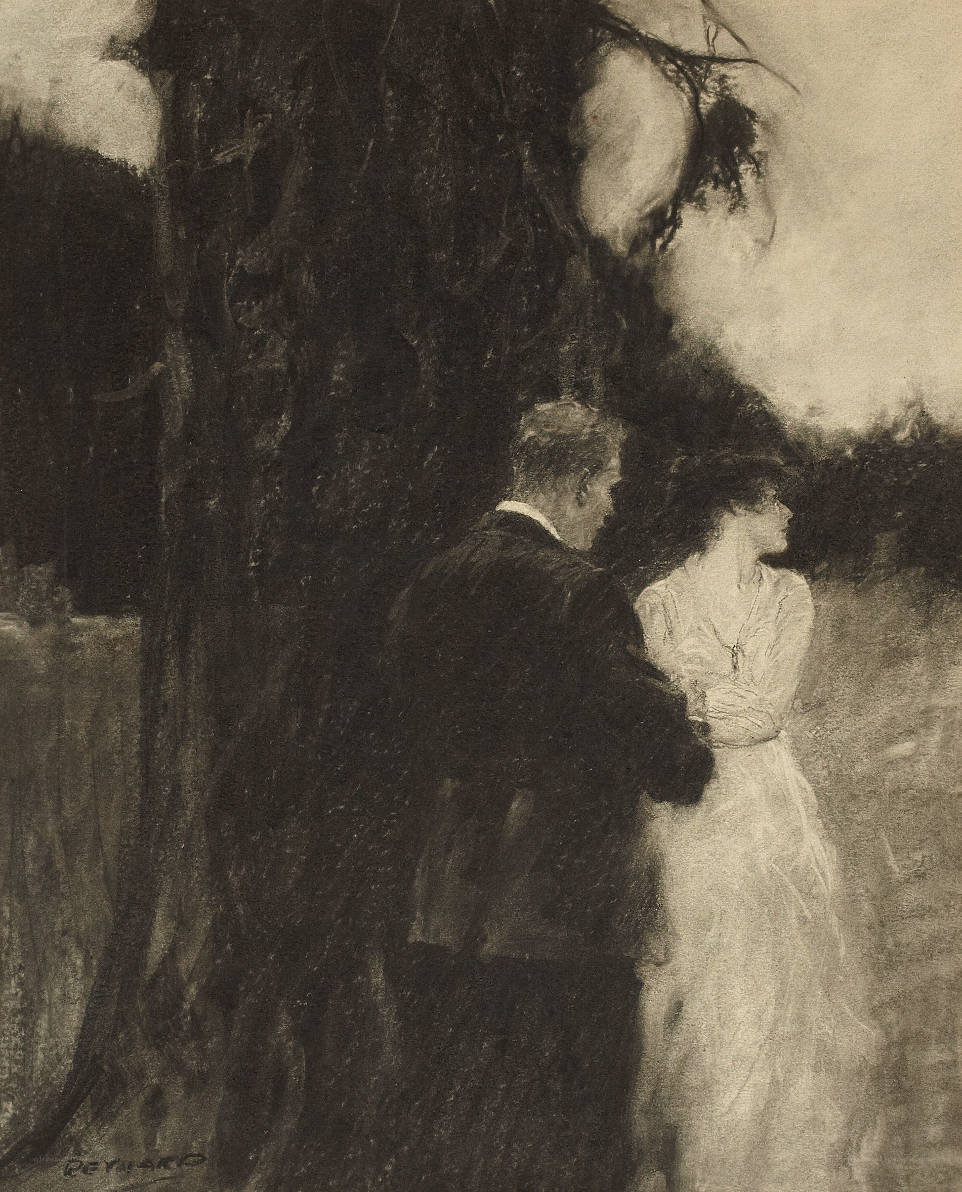 Couple under a tree