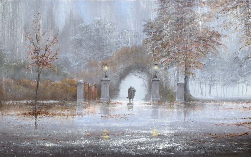 Couple under Archway