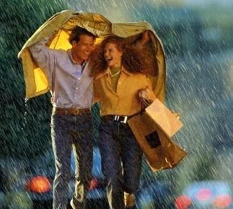 Couple under Jacket