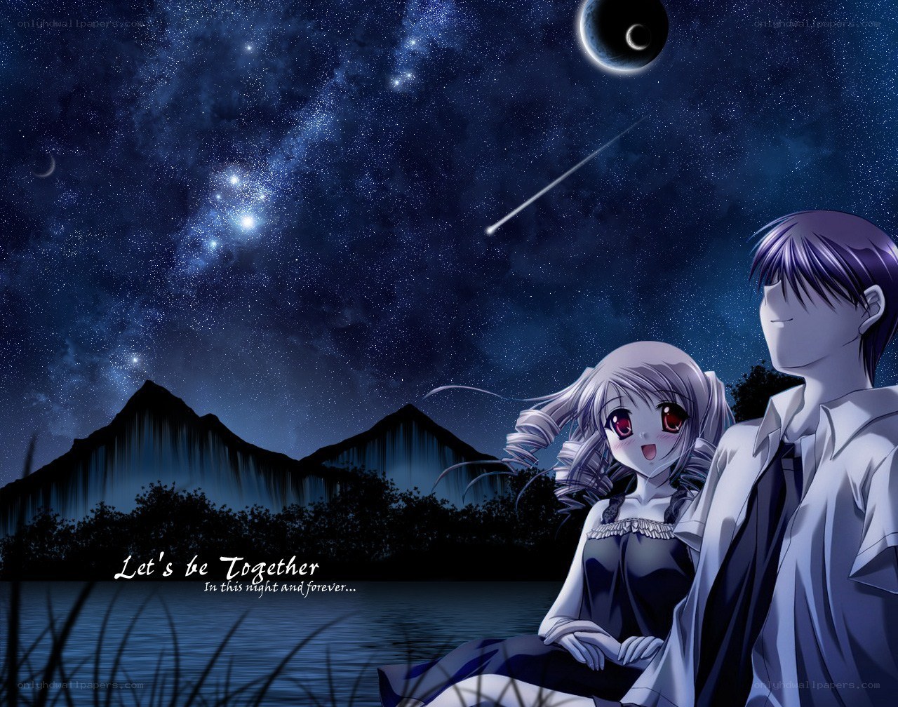 Couple under the stars