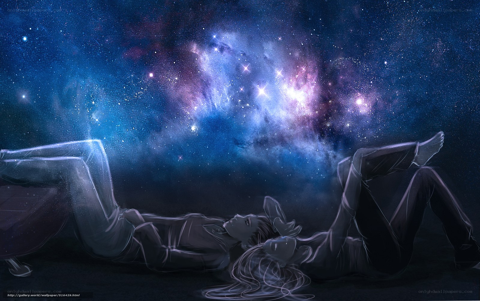 Couple under the stars