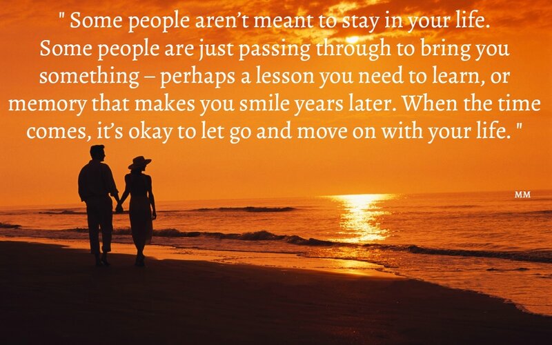 Couple Walking on Beach — Orange, Serene, Sunset, Photograph, Silhouette