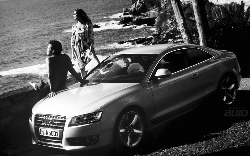 Couple with Car by Sea